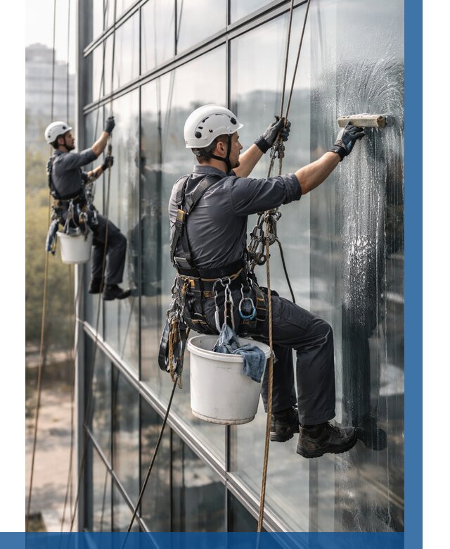 Мойка сплошного остекления в Новокубанске, заказать от 312 р.| ВЫСОТНИК-Нкб