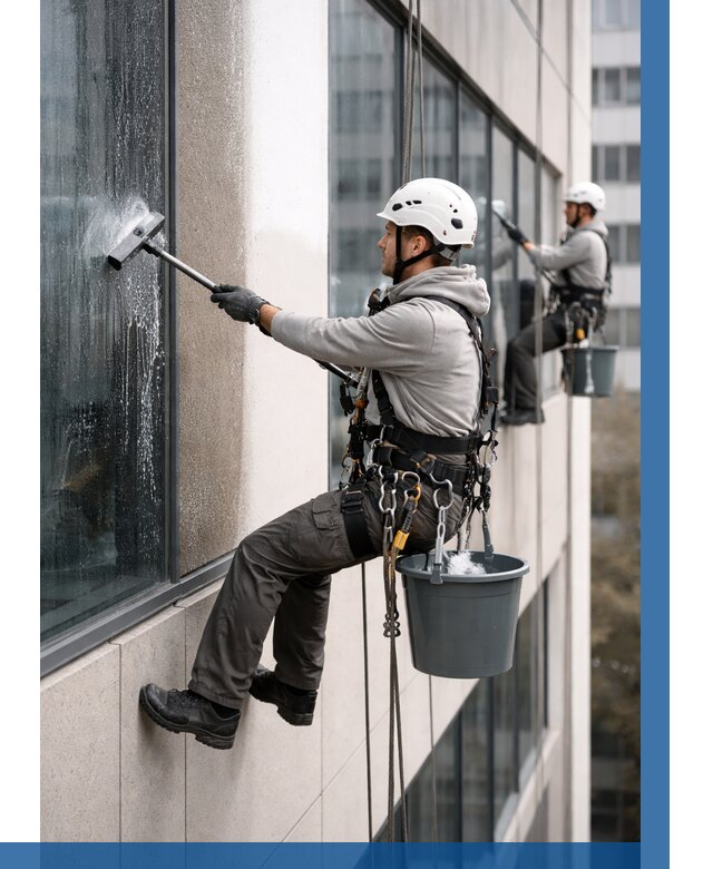 Мойка фасадов зданий в Новокубанске под ключ от 364 р. | ВЫСОТНИК-Нкб