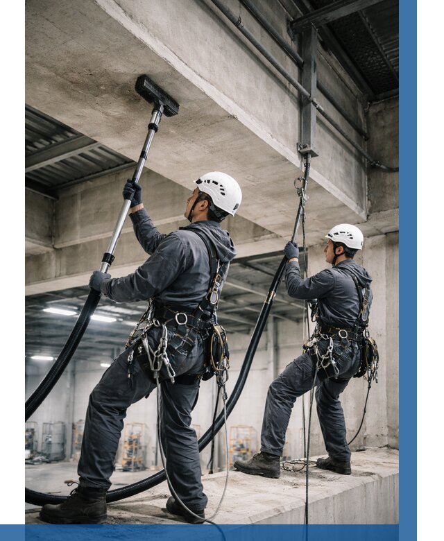 Обеспыливание потолочных конструкций в Новокубанске от 260 р. |ВЫСОТНИК-Нкб