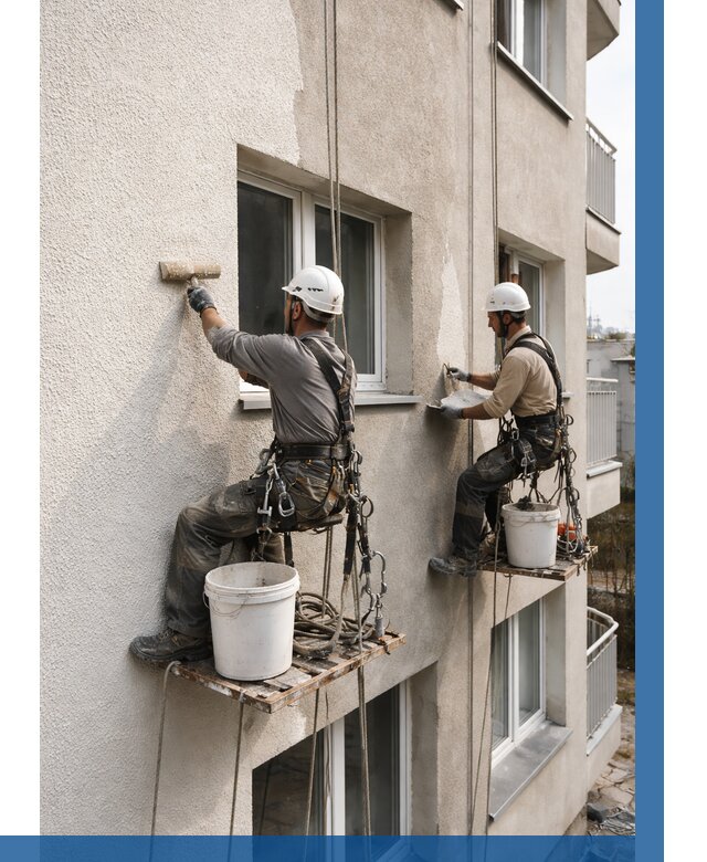 Нанесение короеда на фасад в Новокубанске от 468 р. | ВЫСОТНИК-Нкб