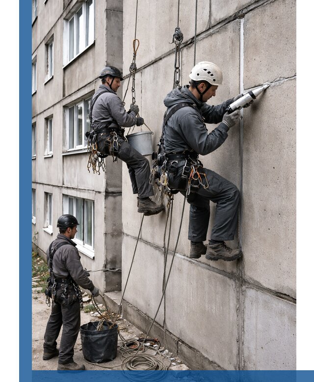 Герметизация межпанельных швов в Новокубанске с гарантией герметичности