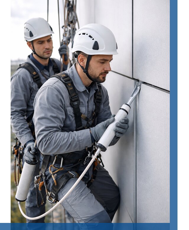 Герметизация швов вилатермом в Новокубанске от 624 р. | ВЫСОТНИК-Нкб