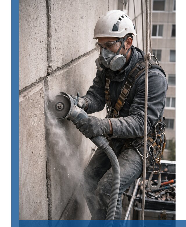 Штробление межпанельных швов в Новокубанске качественно и быстро