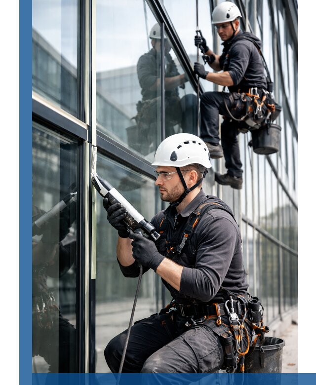 Герметизация витражных швов в Новокубанске для зданий и фасадов