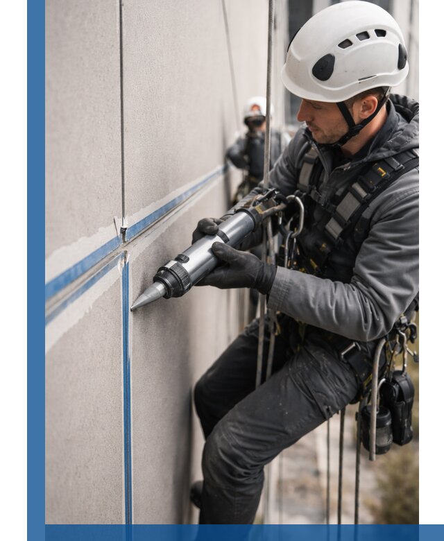 Герметизация стыков фасадных панелей в Новокубанске качественно и быстро