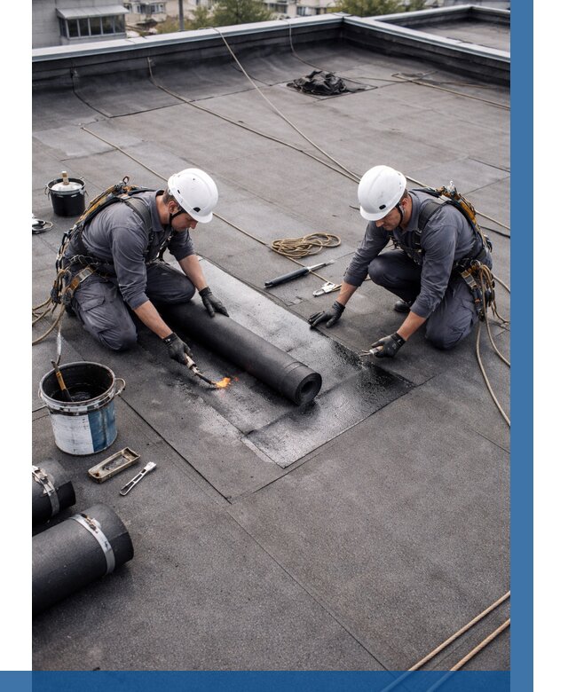 Ремонт мягкой кровли под ключ в Новокубанске от 728 р. | ВЫСОТНИК-Нкб