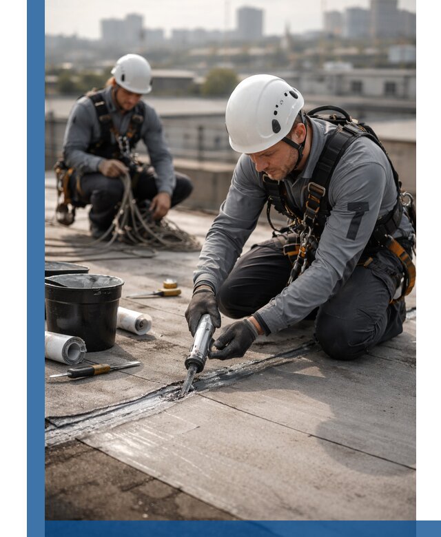 Аварийное и капитальное устранение протечек кровли в Новокубанске