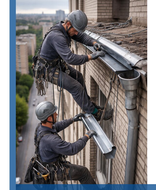 Ремонт водосточных желобов в Новокубанске, быстро и качественно