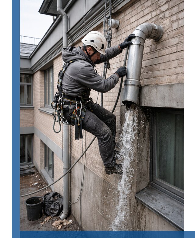 Профессиональная прочистка водосточных труб в Новокубанске с гарантией