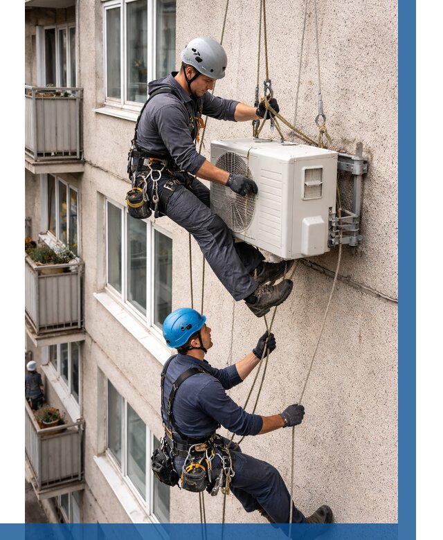 Перенос внешнего блока кондиционера в Новокубанске от 9358 р.| ВЫСОТНИК-Нкб