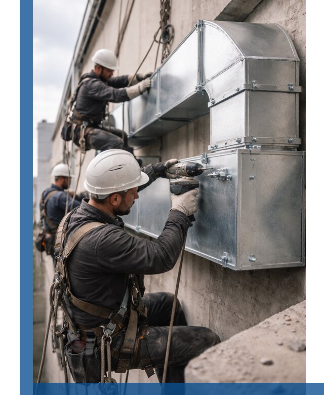 Профессиональный монтаж вентиляционных коробов в Новокубанске под ключ