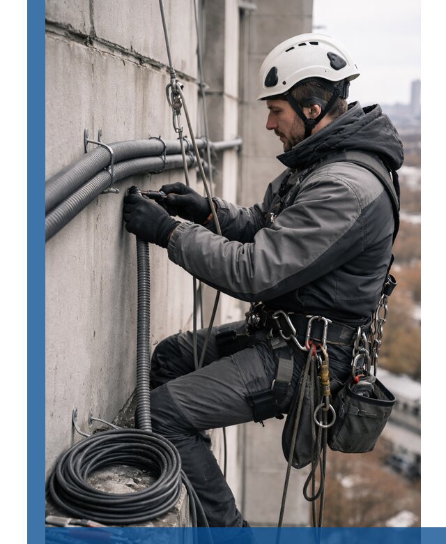 Профессиональный монтаж гофры для кабеля в Новокубанске с гарантией