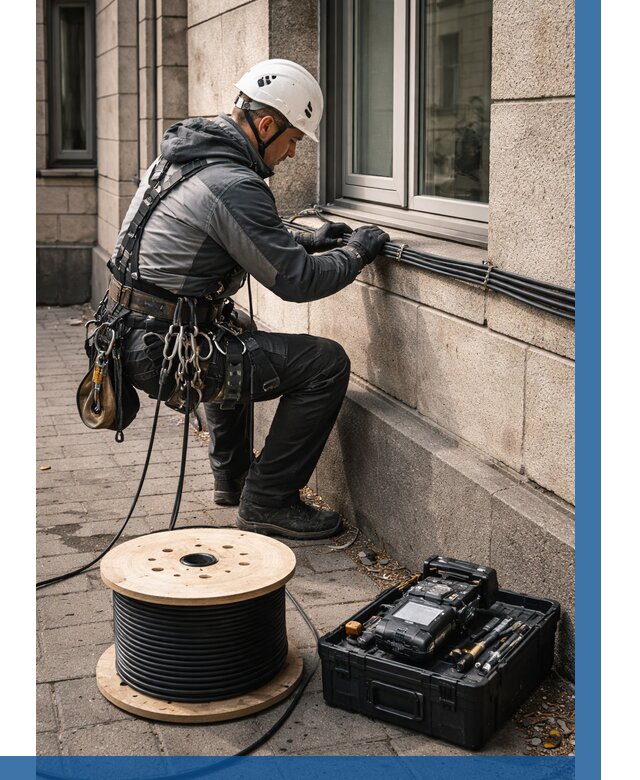 Прокладка оптоволоконного кабеля в Новокубанске от 832 р. | ВЫСОТНИК-Нкб