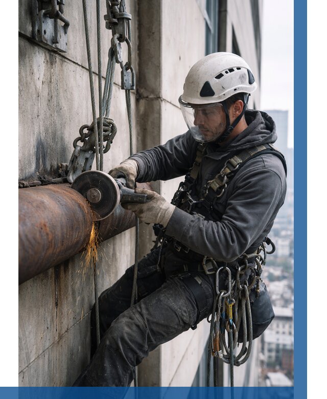 Резка металла на высоте в Новокубанске по цене от 4679 р. | ВЫСОТНИК-Нкб