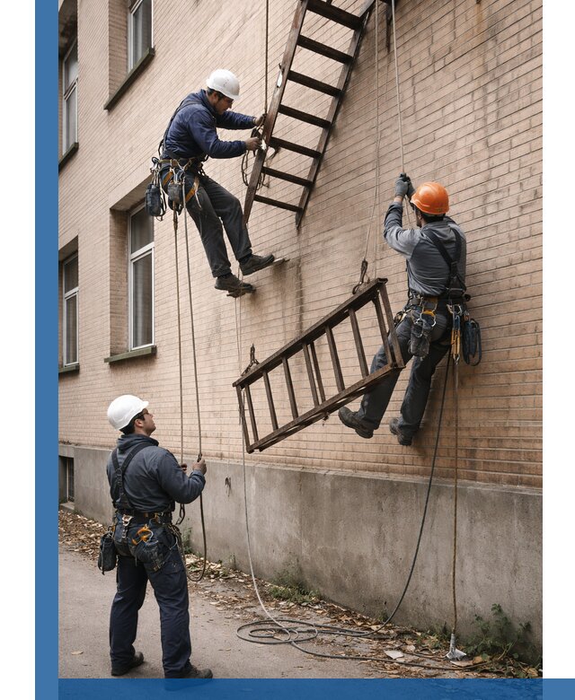 Демонтаж пожарной лестницы в Новокубанске быстро и безопасно