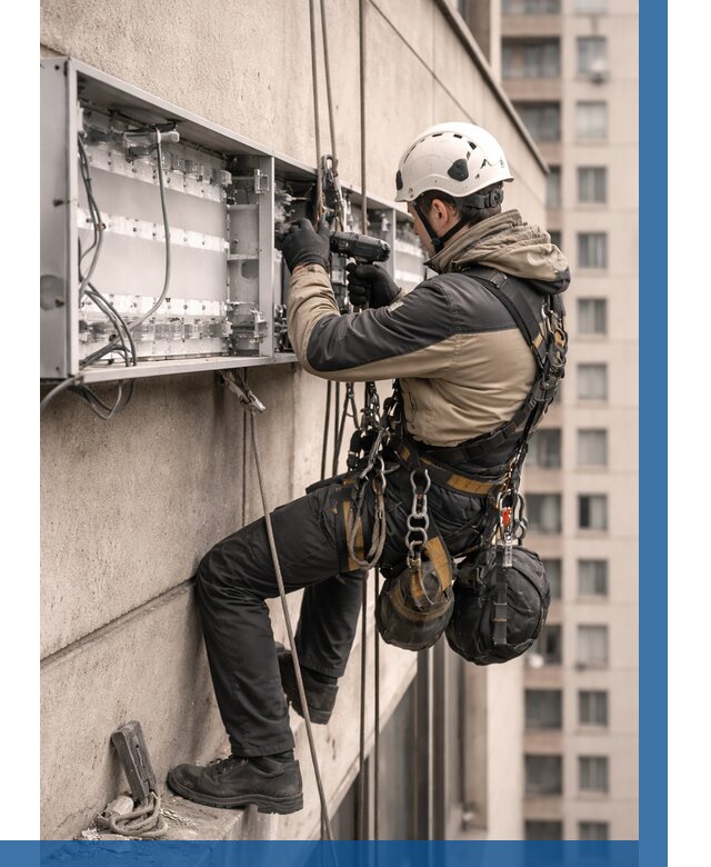 Ремонт вывески на высоте в Новокубанске от 4679 р. | ВЫСОТНИК-Нкб