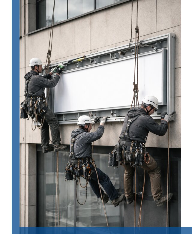 Профессиональный монтаж светового короба под ключ в Новокубанске