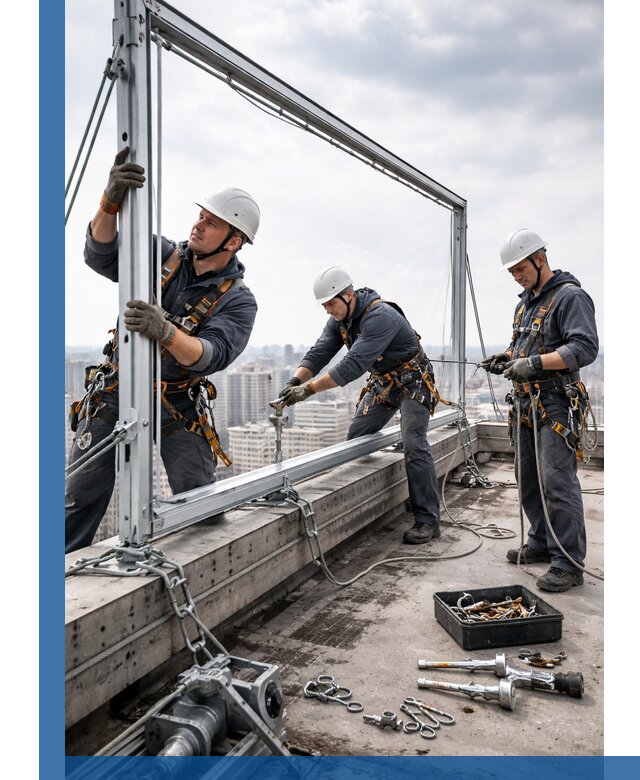 Монтаж крышных рекламных конструкций под ключ в Новокубанске