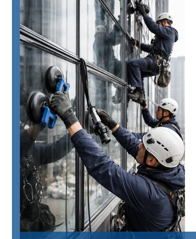 Радиусное остекление фасадов под ключ в Новокубанске с гарантиями