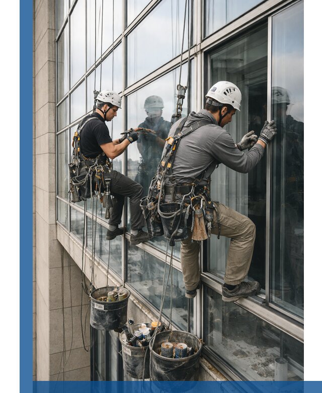 Ремонт витражных конструкций и фасадного остекления в Новокубанске