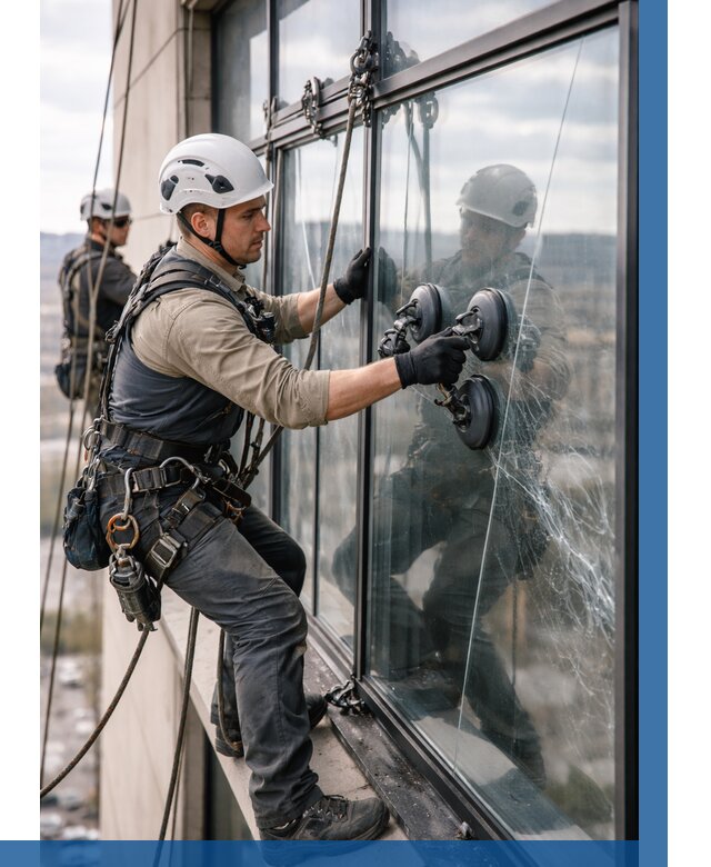 Замена стекла в витраже в Новокубанске под ключ от 8838 р. | ВЫСОТНИК-Нкб