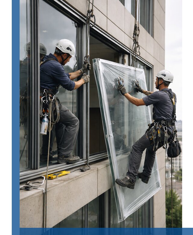 Профессиональная замена стекла в витраже в Новокубанске с гарантией