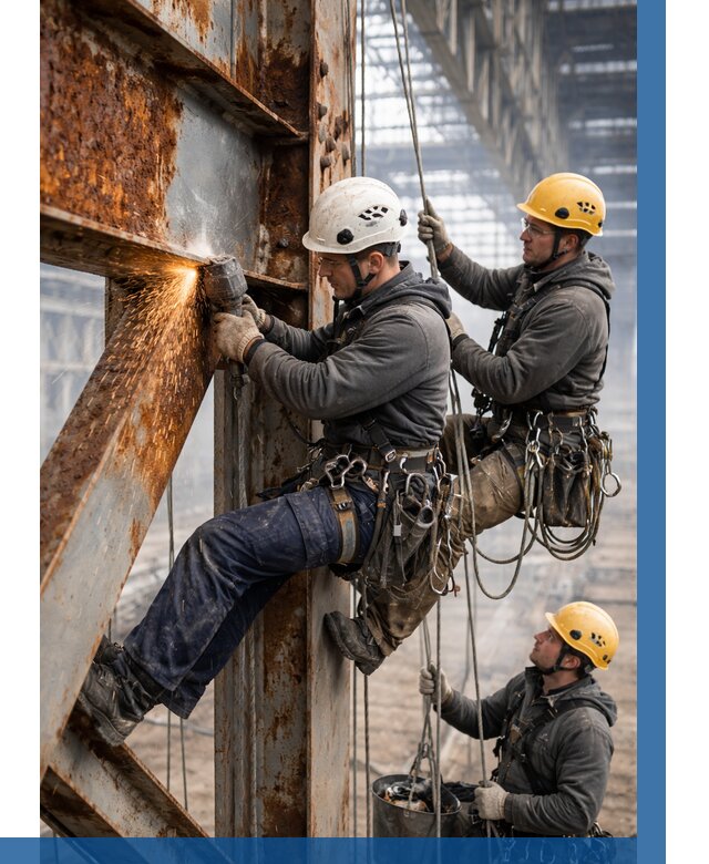 Зачистка металла от ржавчины в Новокубанске от 364 р. | ВЫСОТНИК-Нкб