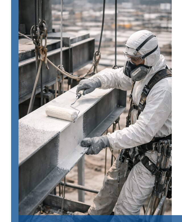 Профессиональная огнезащитная обработка металлоконструкций в Новокубанске