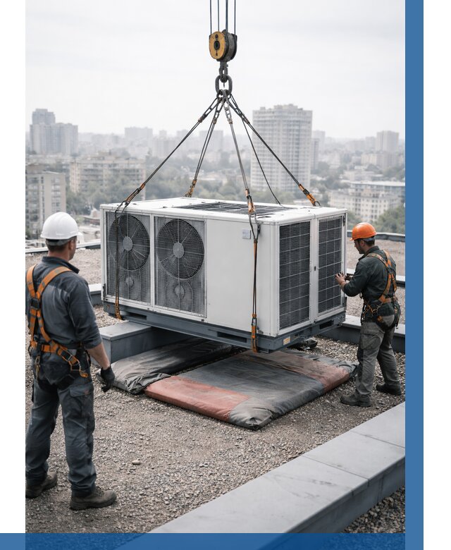 Подъем груза на крышу в Новокубанске от 5199 р. | ВЫСОТНИК-Нкб заказать