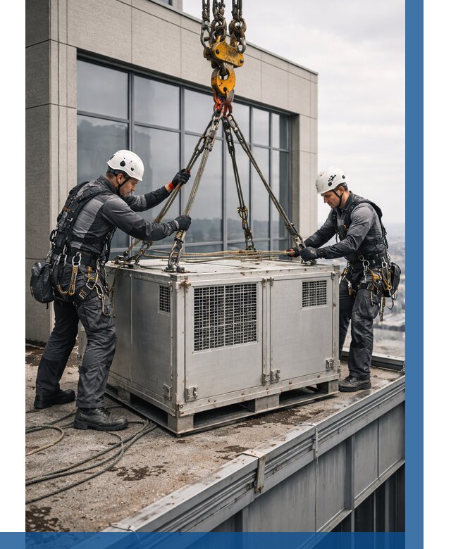 Такелажные работы на высоте в Новокубанске от 8318 р. | ВЫСОТНИК-Нкб