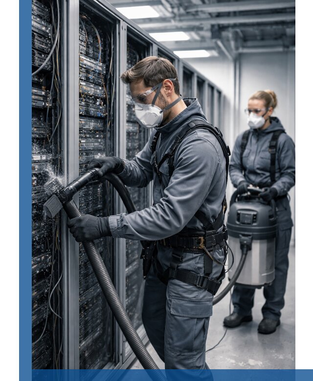 Обеспыливание серверной комнаты в Новокубанске, профессиональная очистка