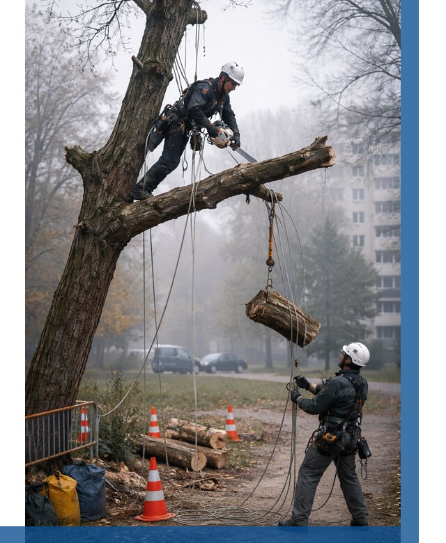 Удаление аварийных деревьев в Новокубанске от 15597 р. | ВЫСОТНИК-Нкб