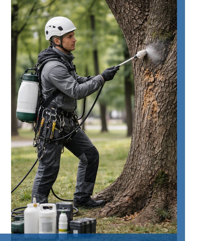 Обработка деревьев от вредителей в Новокубанске от 4679 р. | ВЫСОТНИК-Нкб