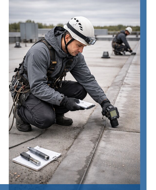 Обследование кровли на протечки в Новокубанске от 4679 р. | ВЫСОТНИК-Нкб